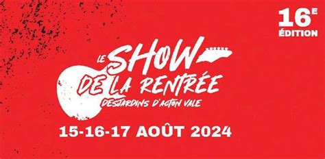 show de la rentrée